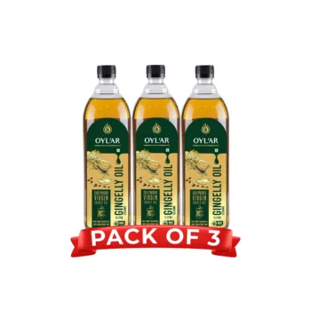 Oylar Coldpressed Gingelly (Sesame) Oil available in pack of 3
