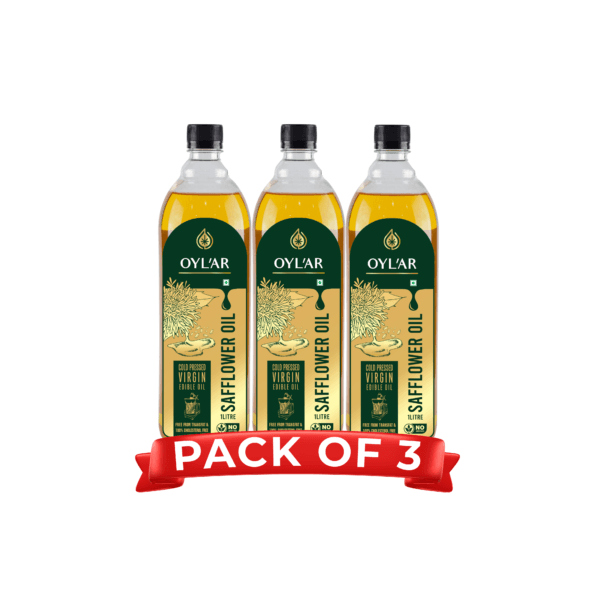Oylar Coldpressed Safflower Oil available in pack of 3