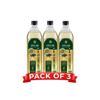 Oylar Coldpressed Sunflower Oil available in pack of 3